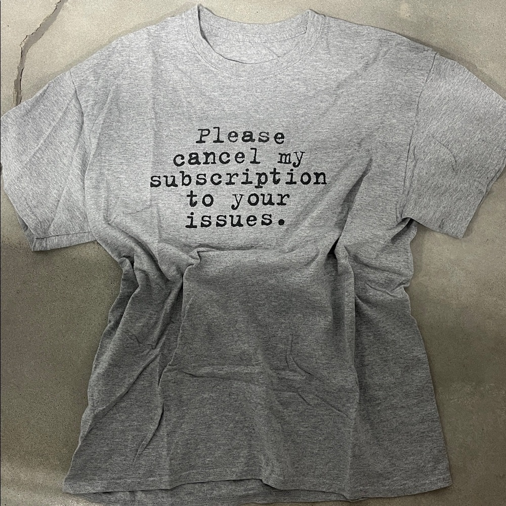 VTG Gray Graphic Tee
